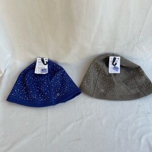 NWT Lot Of 2 Lululemon Fleece Reflective Running Beanie Size XL